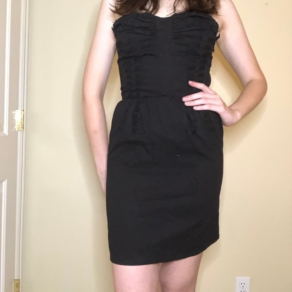 Cynthia Rowley Corset Mini Dress